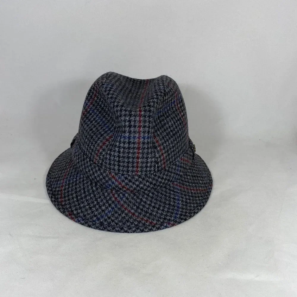 Scala Shape-able Brim Small Checker Pattern Hat